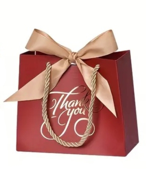 Kleine Geschenktüte Red "THANK YOU"