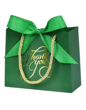 Kleine Geschenktüte Green "THANK YOU"