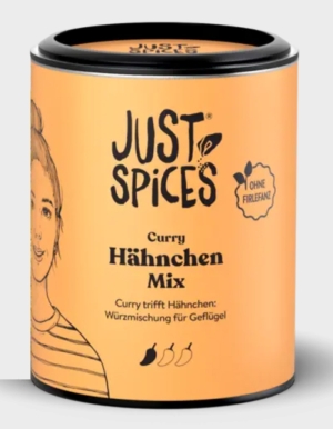 --- JUST SPICES --- Curry Hähnchen Mix 70g